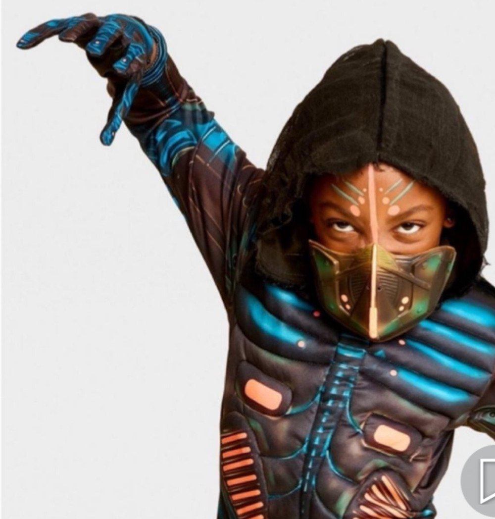Kids Desert Warrior Ninja Halloween Costume Size S 6-7 Hyde and Eek!